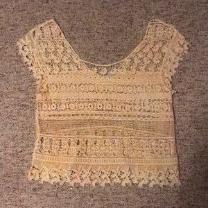Crochet short sleep top PRICE NEGOTIABLE